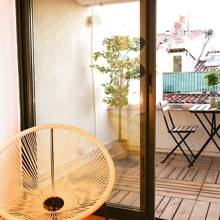 Apartamento Le Duplex - Terrasse Au Coeur De Marseille Panier Exterior foto