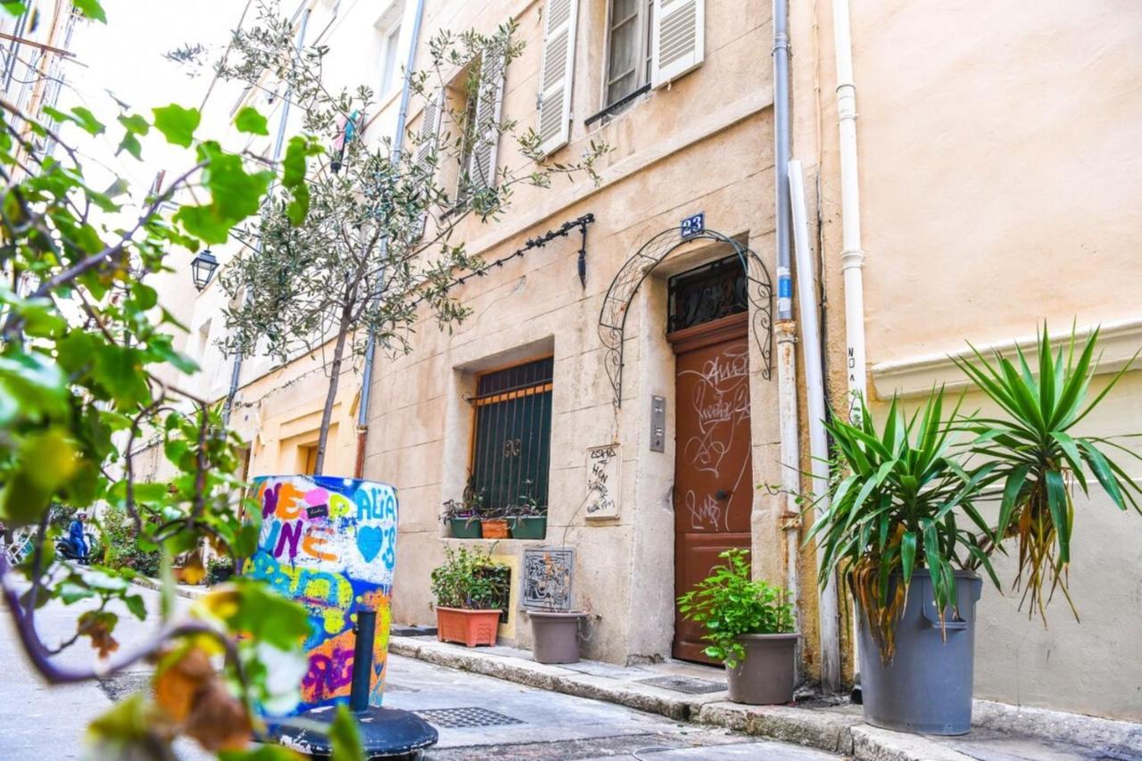 Apartamento Le Duplex - Terrasse Au Coeur De Marseille Panier Exterior foto